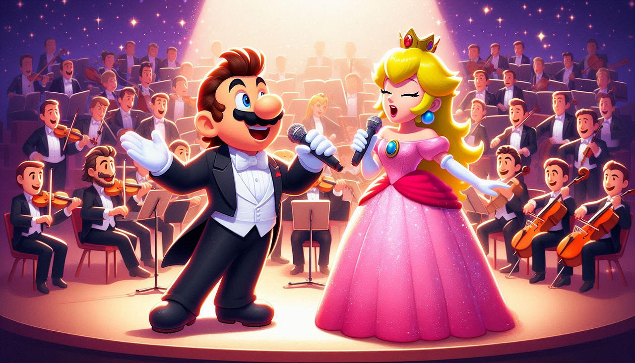 Goodbye Character Mario Mario and Peach sing Time to Say Goodbye by SpongebobNintendo20 on ...