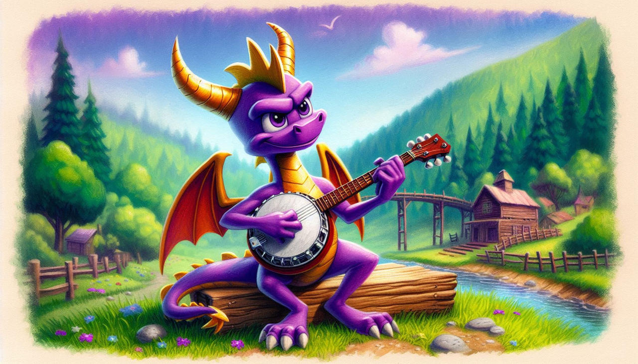 Spyro plays Clinch Mountain Backstep by SpongebobNintendo20 on DeviantArt