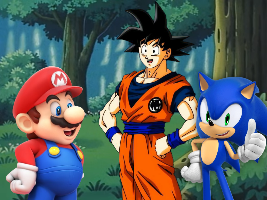 Goku Meets Mario And Sonic By SpongebobNintendo20 On DeviantArt goku-meets-mario-and-sonic-by-spongebobnintendo20-on-deviantart
