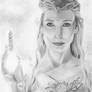 Pencil Drawing Galadriel