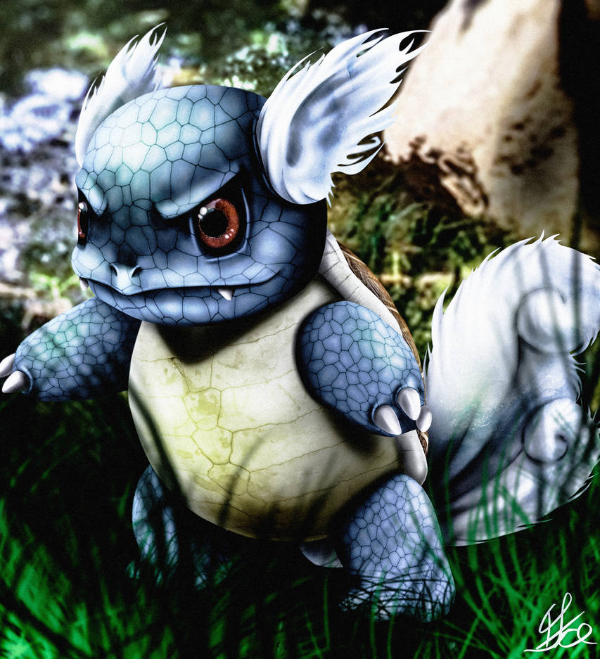 Wartortle, the Turtle Pokemon by BlackRockMatagi on DeviantArt