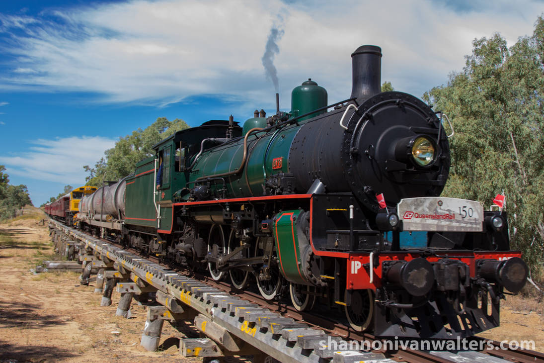 1079 Crossing the Alice River by ShannonIWalters