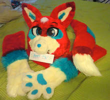 Adopt Me! ~ Red Chibi Fox Fursuit up for Auction!