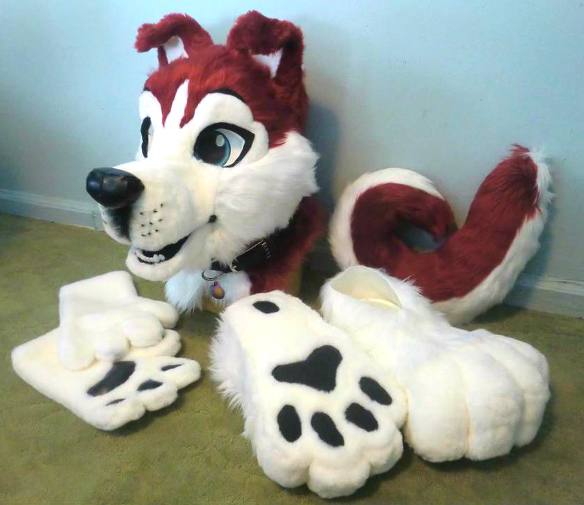 Tonto the Red Husky Fursuit