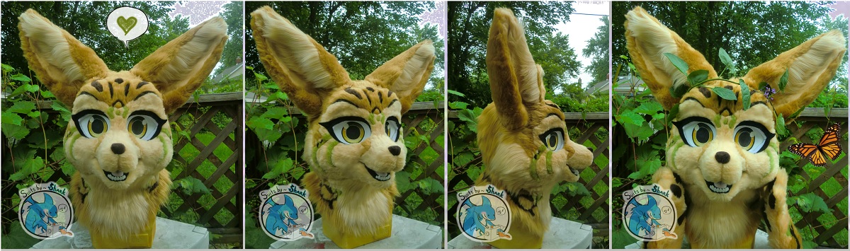 Xolani Fennec Fox Partial Fursuit