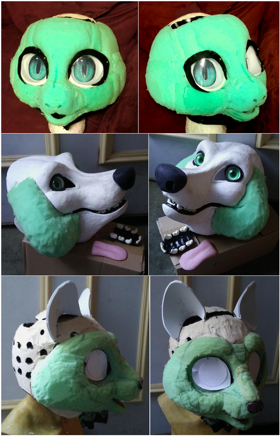 New fursuit head [Now featuring foam] by 2qe6647 -- Fur Affinity