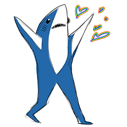 very cute left shark