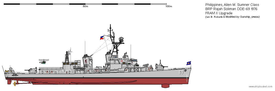Philippine Navy Allen M. Sumner Class by drethegrater on DeviantArt
