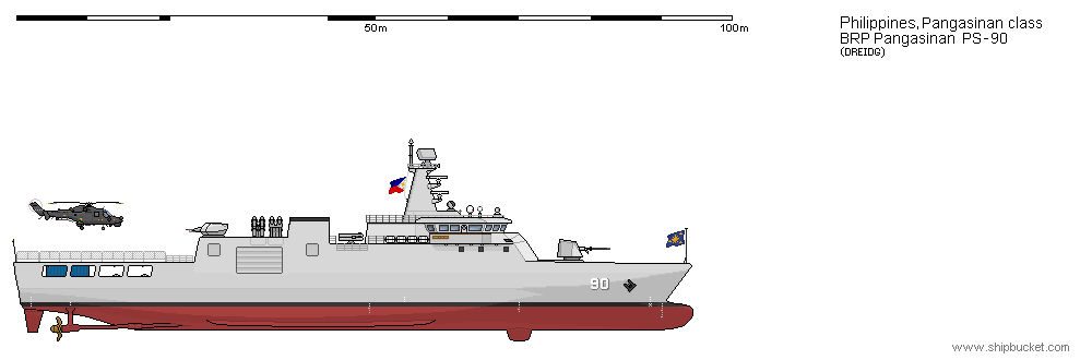 Philippines Pangasinan Class Ocean Patrol Vessel by drethegrater on