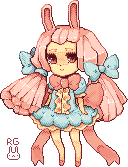 pink rabbit by rabbitgun on DeviantArt