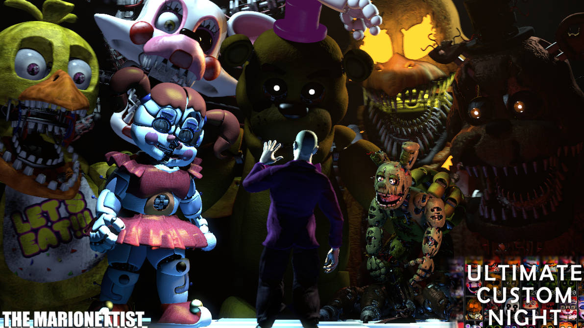 UCN Poster (FNAF 6th Anniversary) (10/12) by TheMarionettistSFM on ...