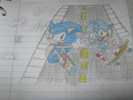 Sonic Generations Boarding City Escape