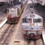 Malaysian Railways - Trains at Gemas