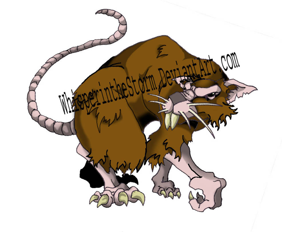 Giant Rat 1 by WhisperintheStorm on DeviantArt