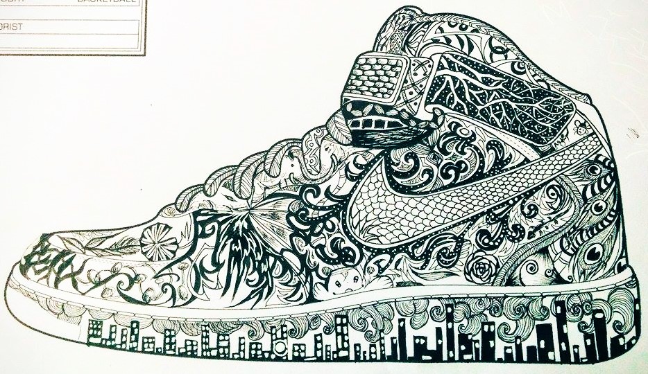 shoe art designs