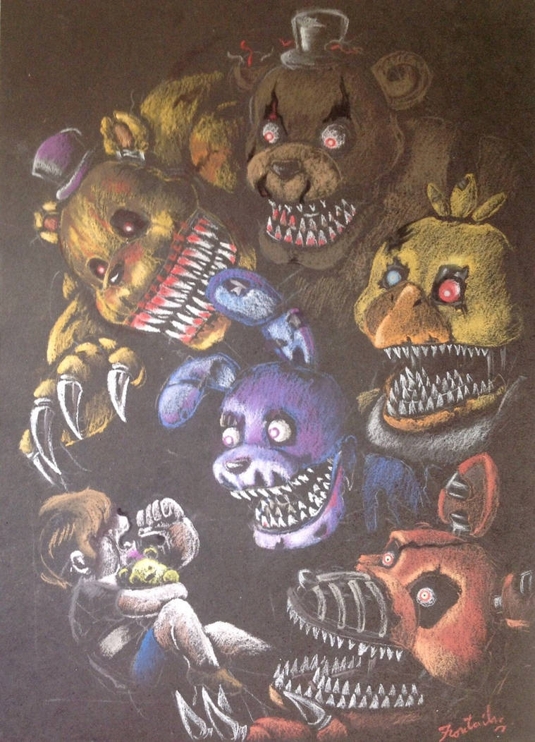 FNAF 4 АНИМАТРОНИКИ