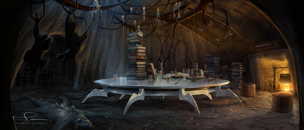 A Wizard's Lair by Benef on DeviantArt