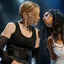 Madoona and Christina Aguilera