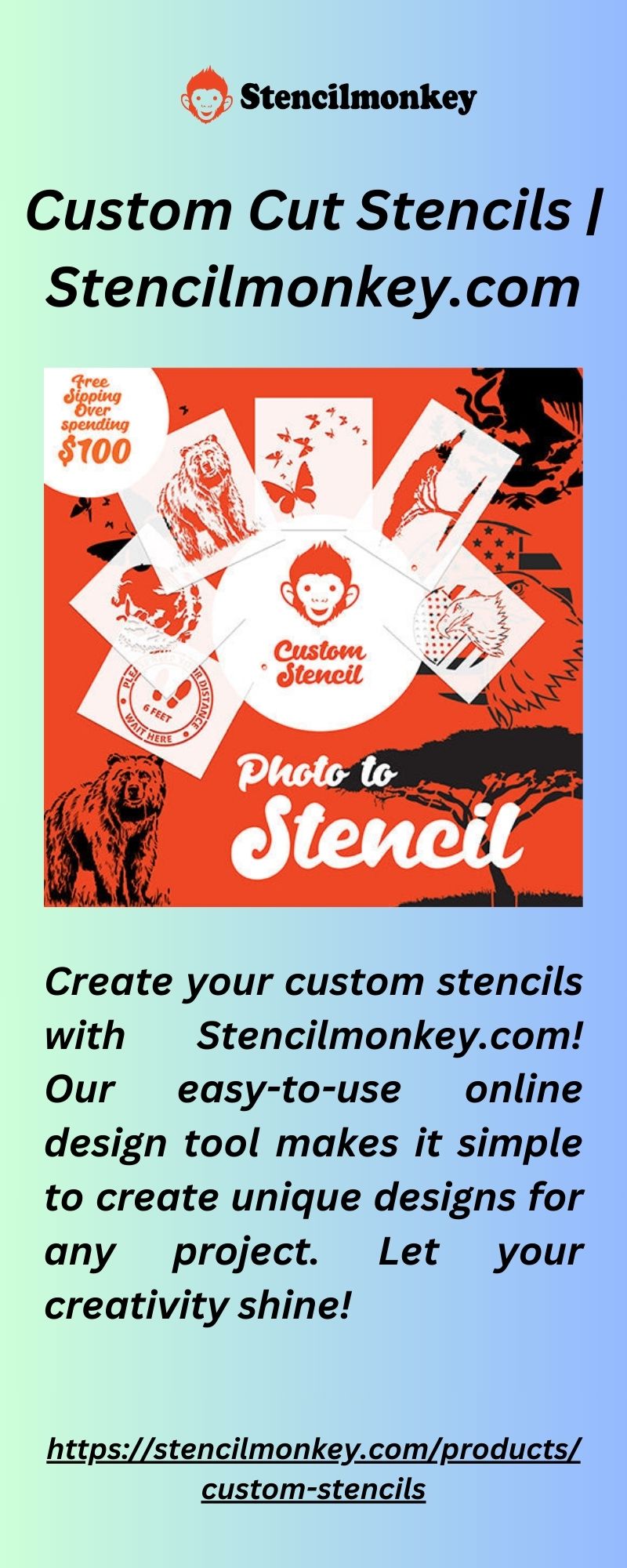 Custom Cut Stencils Stencilmonkey.com by stencilmonkey0 on DeviantArt