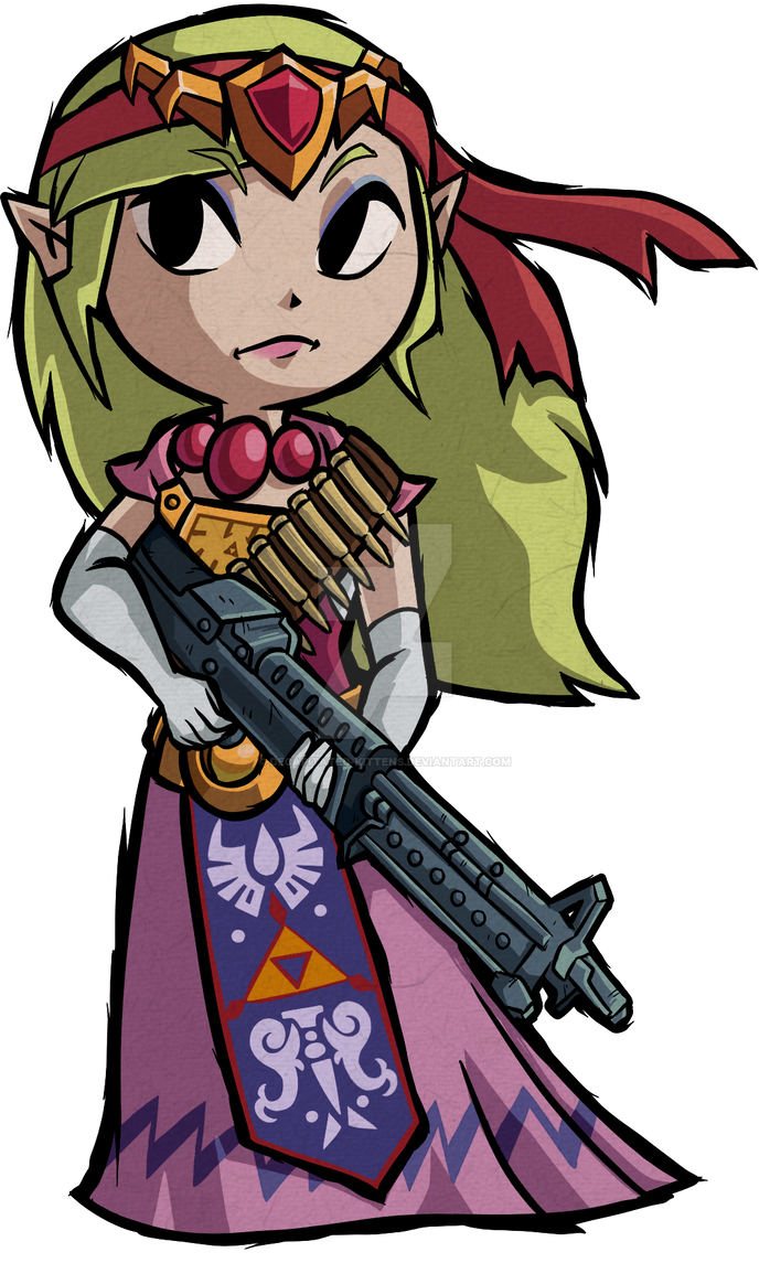 Rambo Princess Zelda (Commission) by Decapitated-Kittens on DeviantArt