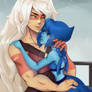 Jasper and Lapis Lazuli + Speedpaint