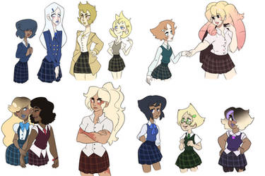 Steven Universe human/school AU