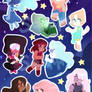 Steven Universe Sticker sheet