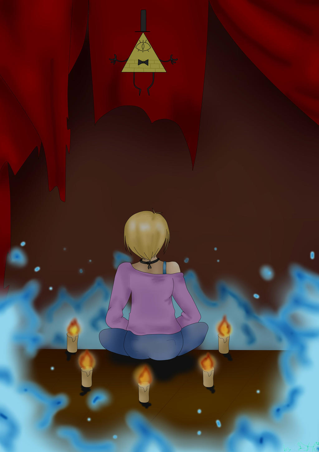 Cipher Pull Ritual The Ritual of Bill Cipher by ZsanyMignon on DeviantArt