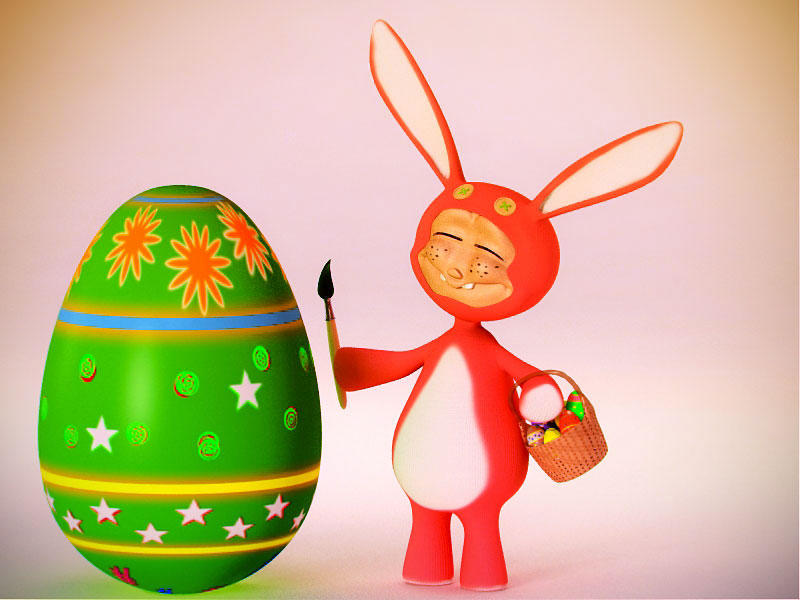 Easter bunny by foxymophandlema on DeviantArt