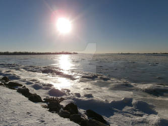 Frozen Delaware River