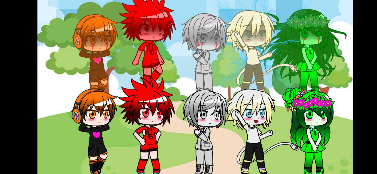 Sprunki Pyramixed AU Characters! by Ghostidol on DeviantArt