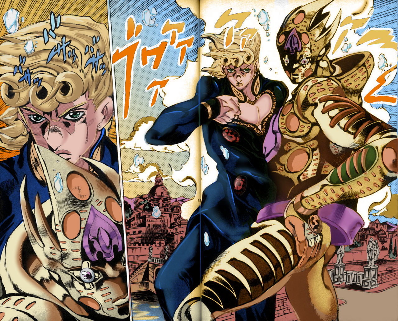 jojo manga coloring by DestroTheWarlock on DeviantArt