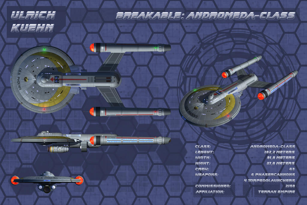 STAR TREK - BREAKABLE: Andromeda-Class Orthos