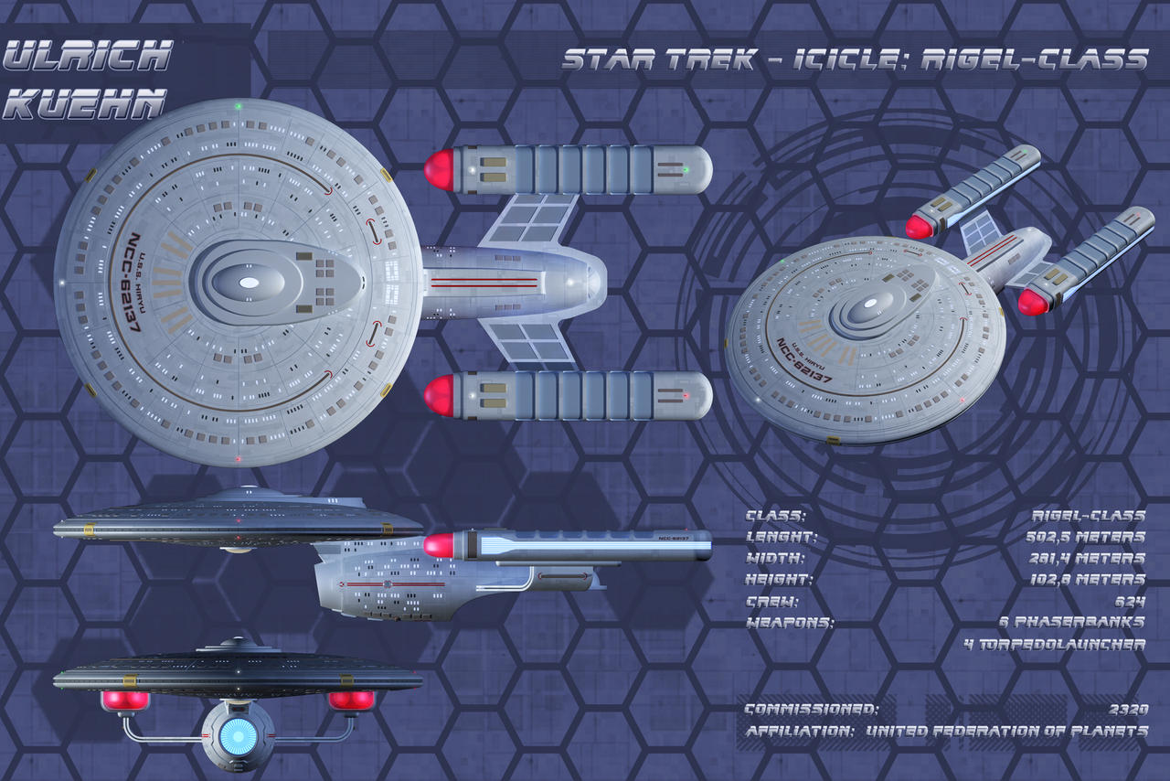 What Star Class Is Rigel STAR TREK - BREAKABLE: RIGEL-CLASS Orthos 02 by ulimann644 on DeviantArt
