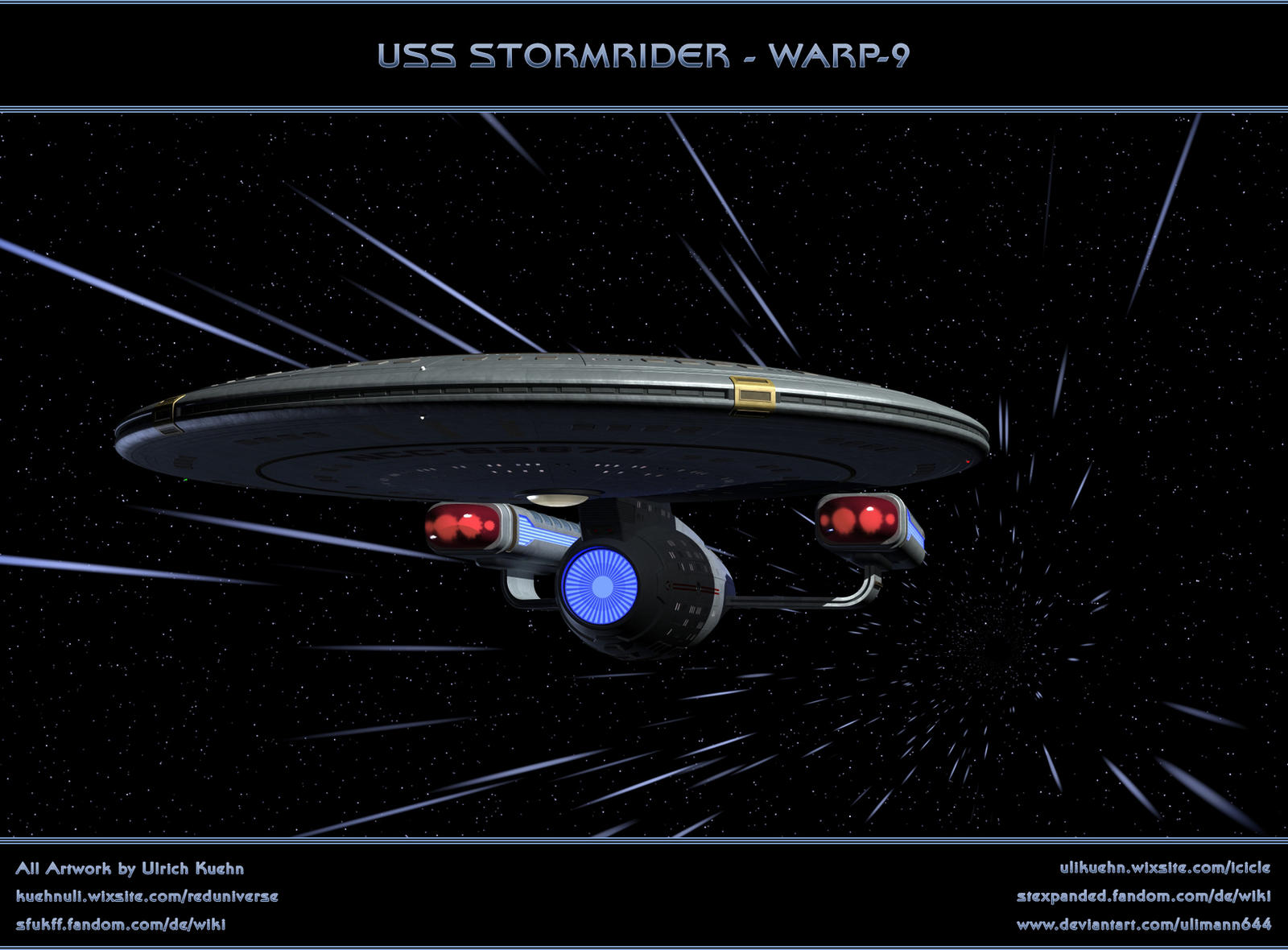 Wave Rider Starfleet STAR TREK: USS STORMRIDER - WARP-9 by ulimann644 on DeviantArt