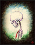 skeleton and tie by StasZelen