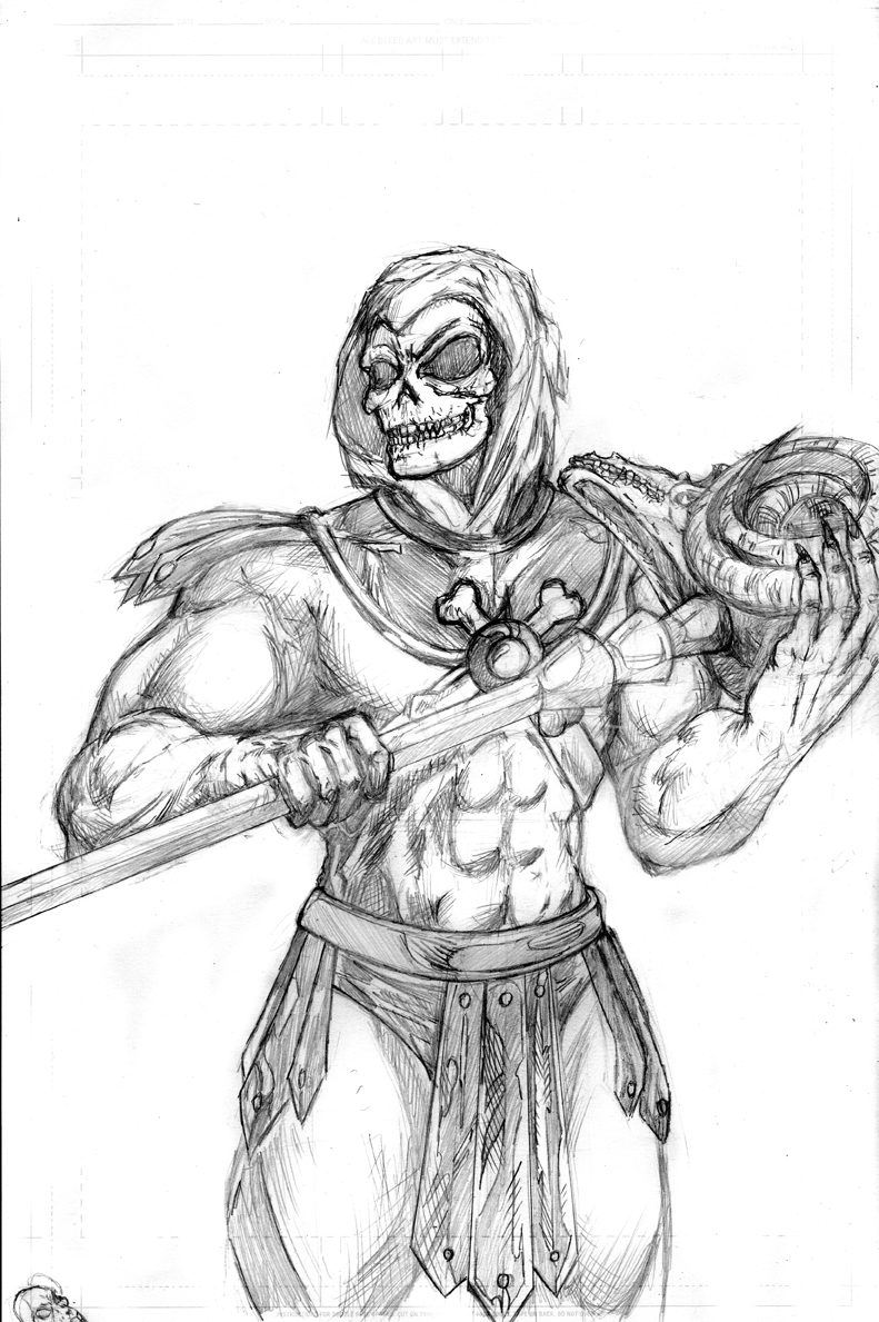 Skeletor pencils