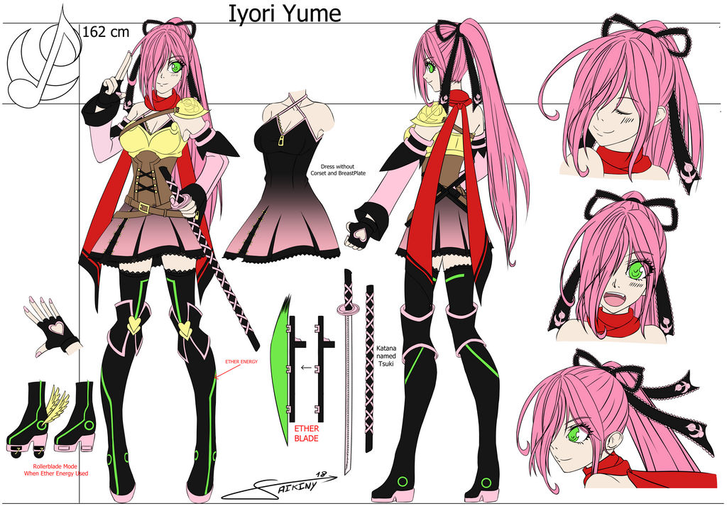 Iyori Yume - Character Sheet by Saikiny on DeviantArt