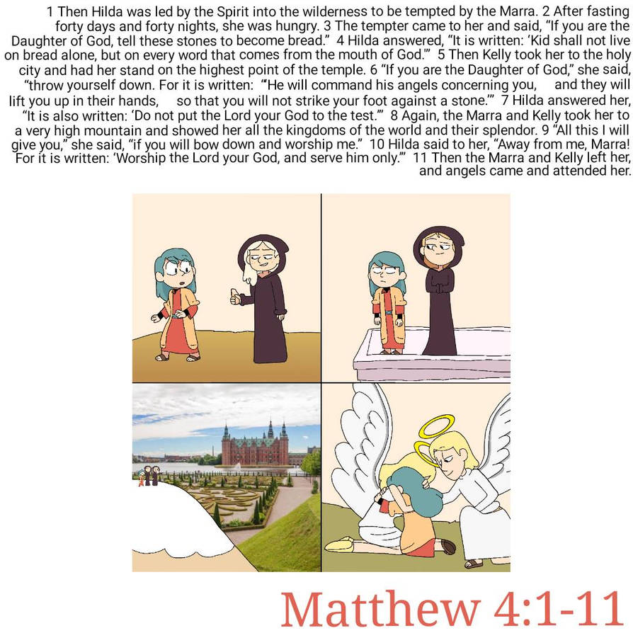 Hilda the Messiah - Matthew 4:1-11 by 7768ASAN on DeviantArt