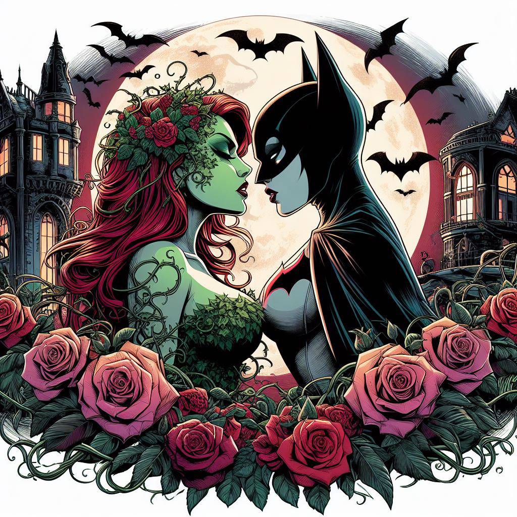 Poison Ivy Kissing Batwoman By Setois3 On DeviantArt poison-ivy-kissing-batwoman-by-setois3-on-deviantart