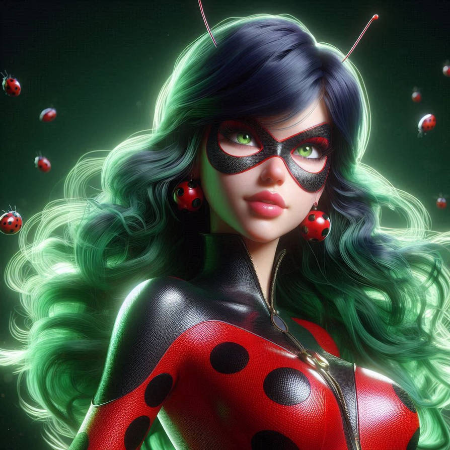 Evil Miraculous Ladybug with Poison Ivy powers by setois3 on DeviantArt