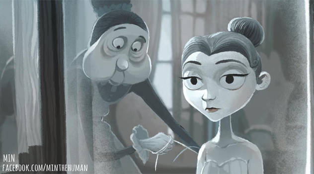 Color study Corpse bride