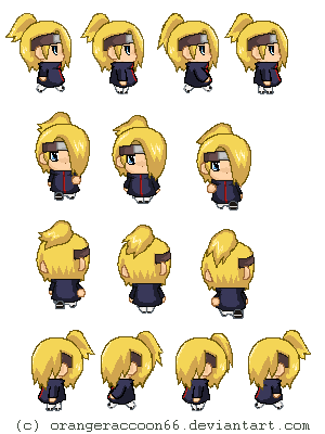 Deidara RPG sprites