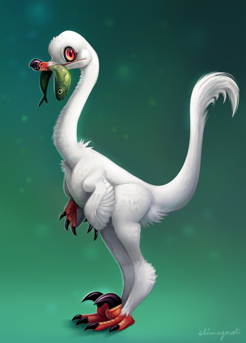 Halszkaraptor by FancyPancakes on DeviantArt