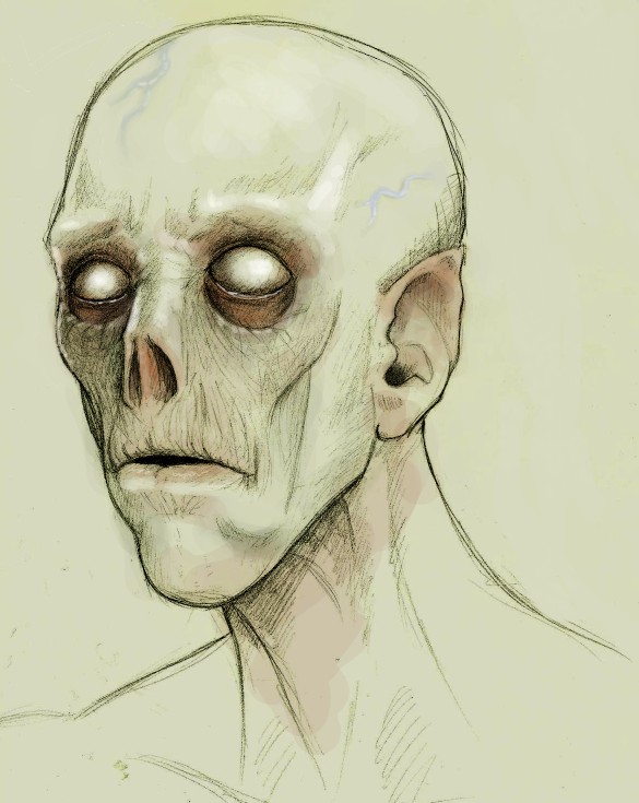 AI Art Generator: SCP-096 face