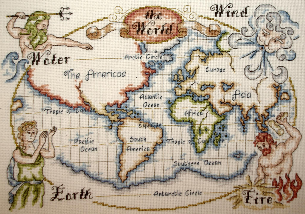 World Map by Tishounette on DeviantArt
