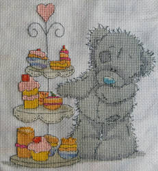 Tatty Teddy with Cakes