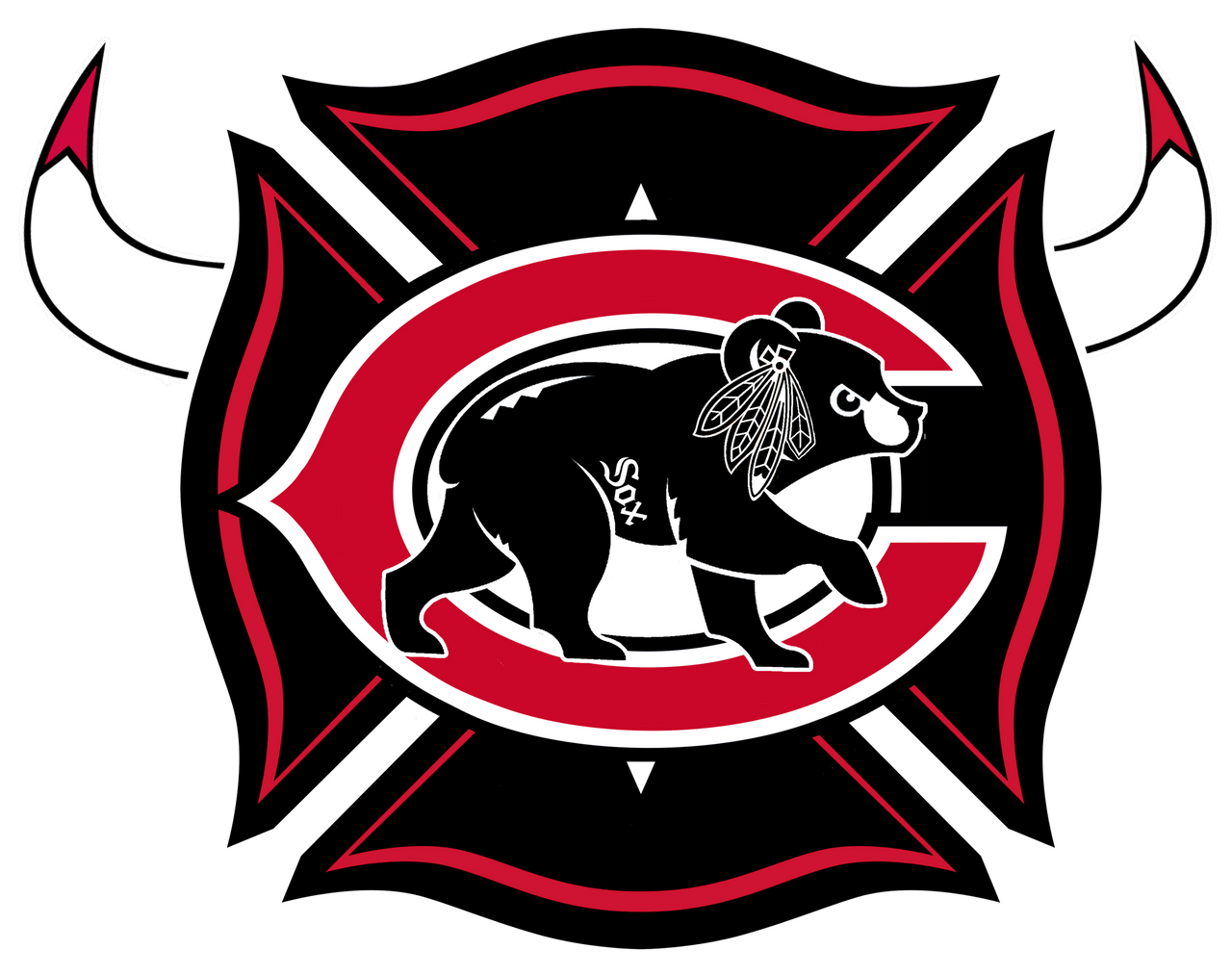 Sports Logos Combined: Chicago by vincerabina on DeviantArt