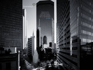 BW Dallas Skyline Pominiete.pl Wallpaper