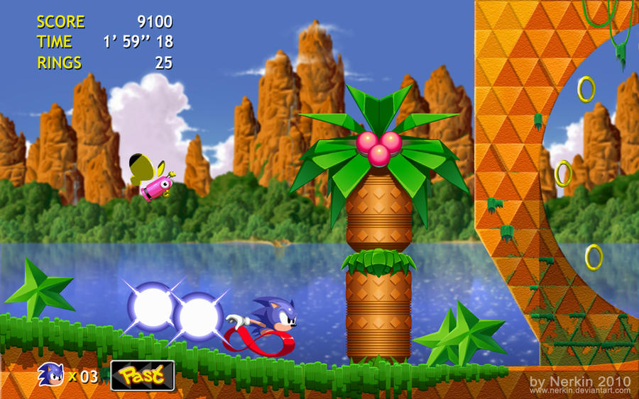 Sonic Cd Ramp Sonic CD HD by Nerkin on DeviantArt
